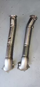 FOR AUDI S6 S7 RS6 RS7 A8 S8 C7 4.0 TFSI  Twin Turbo Charge Exhaust Pipe Kit - Picture 1 of 3