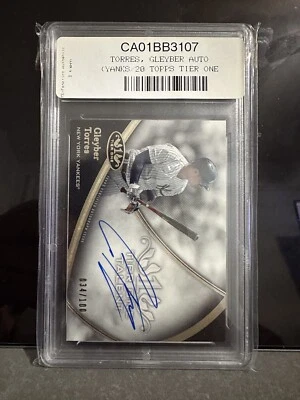 2020 Topps NY Yankees Gleyber Torres Tier One Trading Card  - Image 1 of 2