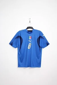 PUMA VINTAGE ITALY 2006 HOME FOOTBALL SHIRT GATTUSO # 8,RETRO,SIZE:MEDIUM - Picture 1 of 4