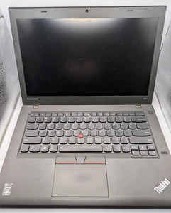 Lenovo T450 ThinkPad Core i5-5300U 2.3 GHz, 12GB RAM w/256GB SSD, Win 11 Home - Picture 1 of 15