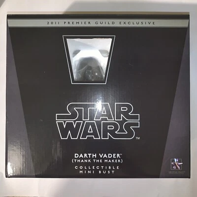 MINI BUSTO GENTIL GIGANTE PGM 2011 STAR WARS DARTH VADER GRACIAS AL FABRICANTE 1/6 Foto 1 de 4