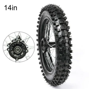 For Dirt Pit Bike Apollo 125cc 140CC 14" Rear Wheel Rim 90/100-14 Tire Assembly - Picture 1 of 12