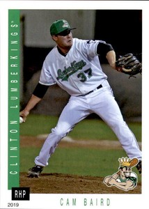 2019 Clinton LumberKings Update Grandstand #2 Cam Baird Raton New Mexico NM Card