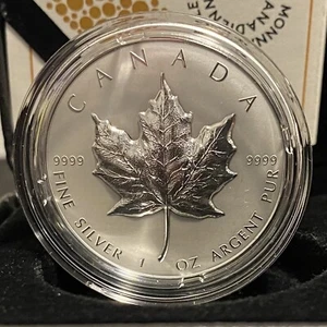 2022 Canada 1 oz. Ultra-High Relief Silver Maple Leaf Fine Silver Coin - Picture 1 of 6