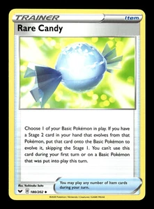 Pokemon TCG: Sword & Shield Base Set Card - Trainer: Rare Candy - 180/202 - Picture 1 of 2