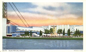 Century of Progress Chicago 1934 International Expo Electrical Group Postkarte - Bild 1 von 2