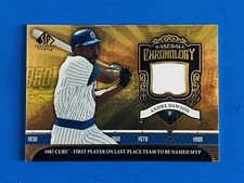 2006 SP Legendary Cuts Andre Dawson Cubs Chronology Game Used Card #BC-AD