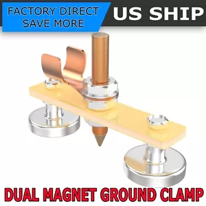 Magnetic Welding Ground Clamps Metal Holder Magnet Head Support Without Tail - Picture 1 of 7