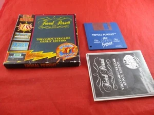 Trivial Pursuit Juego de Computadora Edición Género Commodore Amiga con Caja de Disco Manual - Imagen 1 de 3