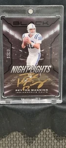 Peyton Manning Panini Black on card Gold Autograph #10 - Picture 1 of 2