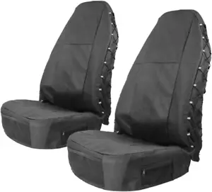 2 PACK - TIROL Waterproof Front Seat Covers High Back Seat Cover Bucket Seat Cov - Picture 1 of 11