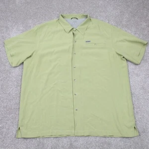 Columbia GRT Hemd Herren 2XL XXL Grün Belüftet Modal/Polyester Kurzarm Knopf - Bild 1 von 13