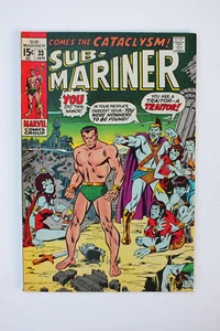 SubMariner #33 enero 1969 Marvel Comics Group "¡Comes the Cataclysm!" - Imagen 1 de 2