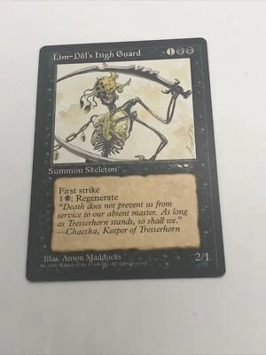 Magic The Gathering Lim-Dul’s High Guard Alliances Common Creature - Image 1 of 4