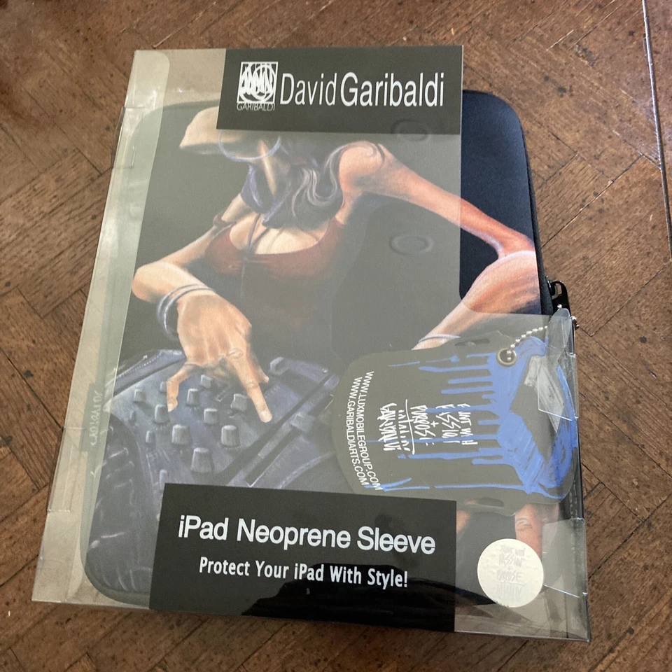 David Garibaldi 10" iPad Tablet Case She Grooves DJ - Image 1 of 4