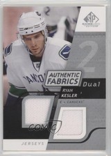 2008-09 SP Game Used Edition Authentic Fabrics Dual Ryan Kesler #AF-RK