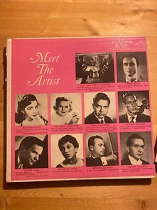 Various – Meet The Artist Vintage 33rpm VG+ AB24 - Picture 1 of 2