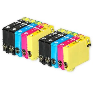 10 Ink Cartridges (Set + Bk) for Epson Workforce WF-2510WF WF-2540WF WF-2660DWF  - Picture 1 of 5
