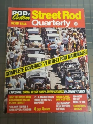 Vintage Fall 1971 Rod & Custom Street Rod Quarterly Magazine - Image 1 of 2