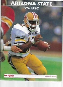 ARIZONA STATE VS USC TOUCHDOWN ILLUSTRATED SEPTEMBER 22, 1984 - Picture 1 of 3