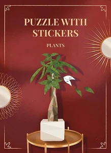 Puzzle with Stickers Plants - Sticker Book Puzzle for Adults & Kids - 12 Art Puz - Picture 1 of 7