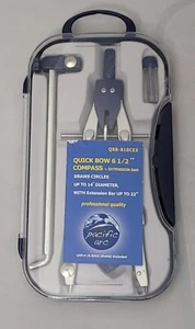 NEW Pacific ARC QSB-810CEX Spring Bow 6 1/2" Compass up to 14" Diameter - Picture 1 of 2