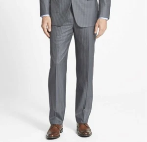 HICKEY FREEMAN 'Beacon' Classic Fit Stripe Suit Pants Only Sz 44L $750 - Picture 1 of 3