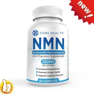 NMN Nicotinamide Heart Antioxidant NAD PrecursorSupplement 60Caps2025 - Picture 1 of 11