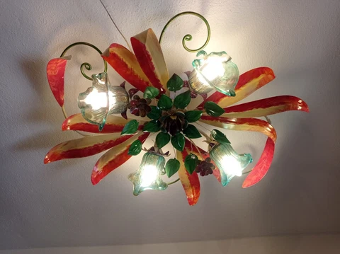 Vintage Island Light Chandelier Wrought Iron Lighting Ceiling Pendant Fixture Cover