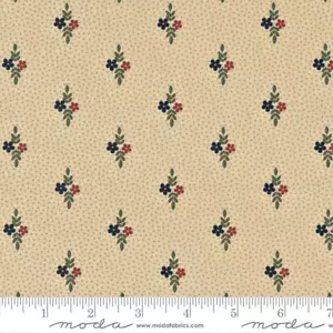 Moda Fabrics 9737 13 FLUTTERING LEAVESS"MAPLE SUGAR" BTY - Picture 1 of 1