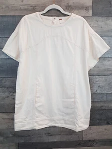 Free People Longline Tunic Top Small Oversize Ivory Thick Casual Pockets Dress - Picture 1 of 13