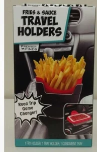 Soporte para salsas y papas fritas para viajar - ¡Nunca pierdas una patata frita otra vez! - Imagen 1 de 7