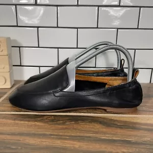 Lucky Brand Morissie Womens Size 6.5 Shoes Black Leather Comfort Loafer Flats - Picture 1 of 12
