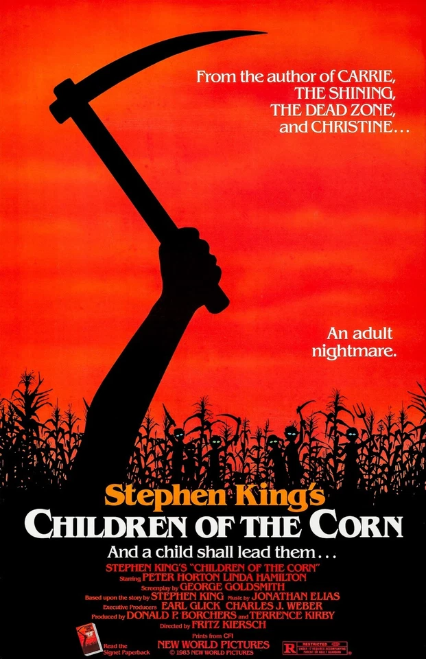 Children Of The Corn movie poster : 11 x 17 inches : Stephen King