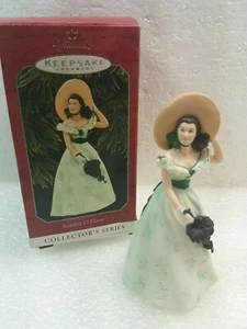 Sello ~ Adornos de recuerdo ~ Lo que el viento se llevó ~ Scarlett O'Hara ~ Serie de coleccionistas - Imagen 1 de 6