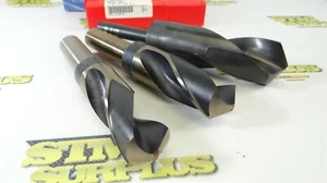 3 MOSTLY NEW HSS & HSCO S&D & REDUCED SHANK DRILLS 1-1/32" 1-1/8" & 1-3/8" - Picture 1 of 8