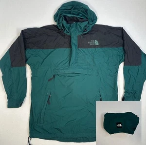 Vintage The North Face Large Anorak 1/4 Pullover Jacke Medium Packable Y2K - Bild 1 von 17
