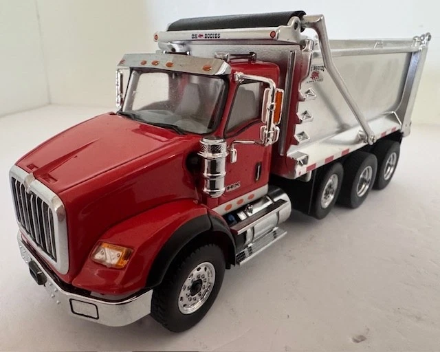 1:50 Red International HX620 SB Ox Stampede Dump Truck 71076 By Diecast Masters - Image 1 of 4