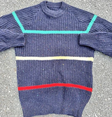 Vintage Pendleton Hudson Bay Stripes Country Traditions Wool Knit Sweater Size M - Image 1 of 4