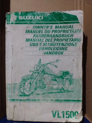 Manuale Uso E Manutenzione Suzuki Vl 1500 Lc Originale  - Immagine 1 di 3