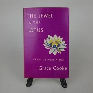 The Jewel in the Lotus by Grace Cooke Vintage 1977 Hardcover Creative Meditation - Picture 1 of 9