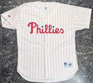 Russell Athletic Diamond Vintage MBL Philadelphia Philles Nadelstreifen Trikot Größe 48 - Bild 1 von 10