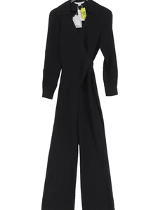 Diane Von Furstenberg Women's Jumpsuit UK 12 Black Other with Polyester Jumpsuit - Picture 1 of 6