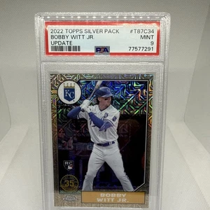2022 Topps Update - 1987 Topps Chrome Silver Pack Bobby Witt  #T87C-34 PSA 9 - Picture 1 of 14