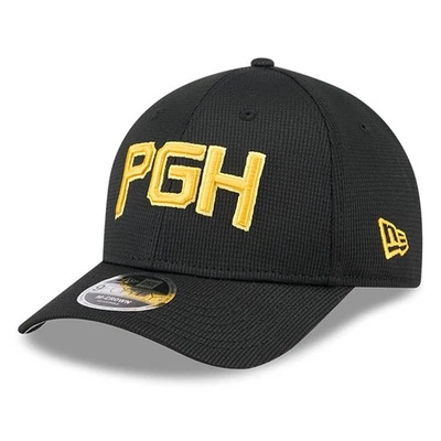 Men's New Era Black Pittsburgh Pirates City Connect Batting Practice 9FORTY - Image 1 of 4