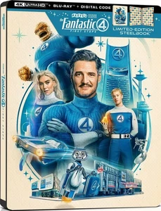 The Fantastic Four: First Steps 2 Disc Ultra 4k Blu-ray SteelBook Set 10/14/25 - Bild 1 von 5