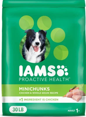 CHEWY Iams Proactive Health Minichunks with Real Chicken & Whole Grains Dry Dog Food