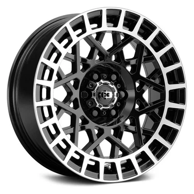 Vision 349 SAVAGE Wheels 17x8 (40, 5x108, 72.1) Black Rims Set of 4 Foto 1 de 3