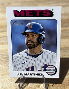 JD Mariners 2024 Topps Heritage WHITE BORDER SP Parallel New York Mets  - Picture 1 of 4
