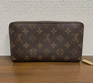 Auténtico LOUIS VUITTON M62581 Monograma Cremallera Organizador Cartera Larga Marrón Sin Caja - Imagen 1 de 8
